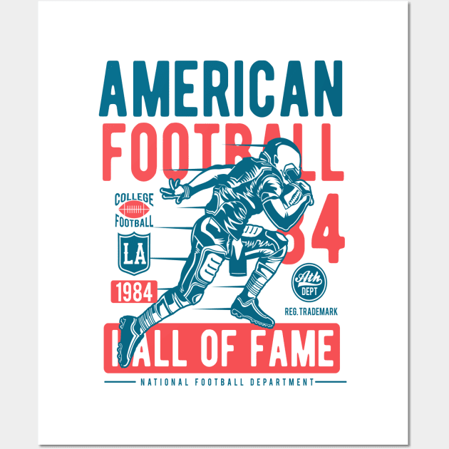 American Football Wall Art by CRD Branding